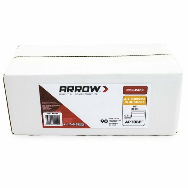 Arrow Fastener GLUE STICKS 1/2IN. CLR 9 AP10BP